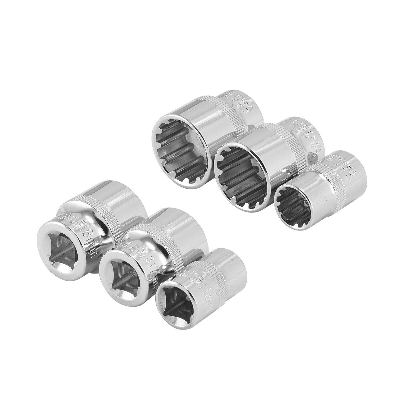 Air Impact Octa-Metric Socket Set Multi-Fit 19Pc 1/2" Dr