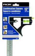 Combination Square Zinc 12"