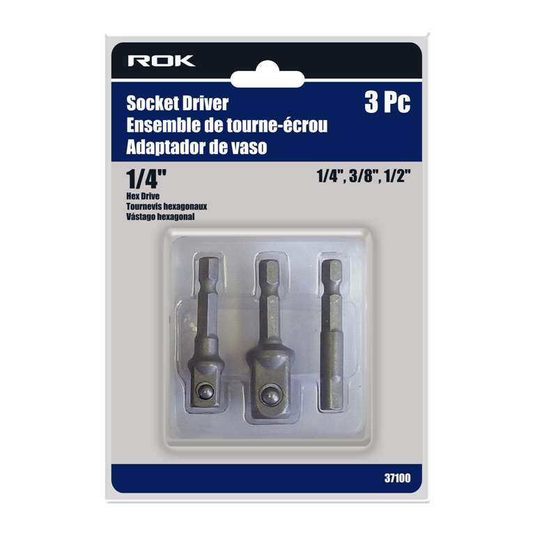 3Pc 2" Power Socket Driver