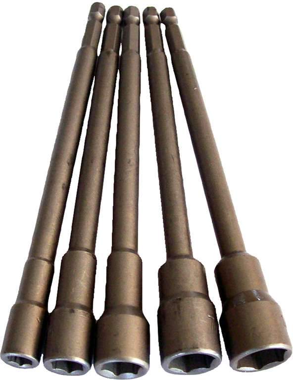 5Pc 6" Magnetic Nut Driver