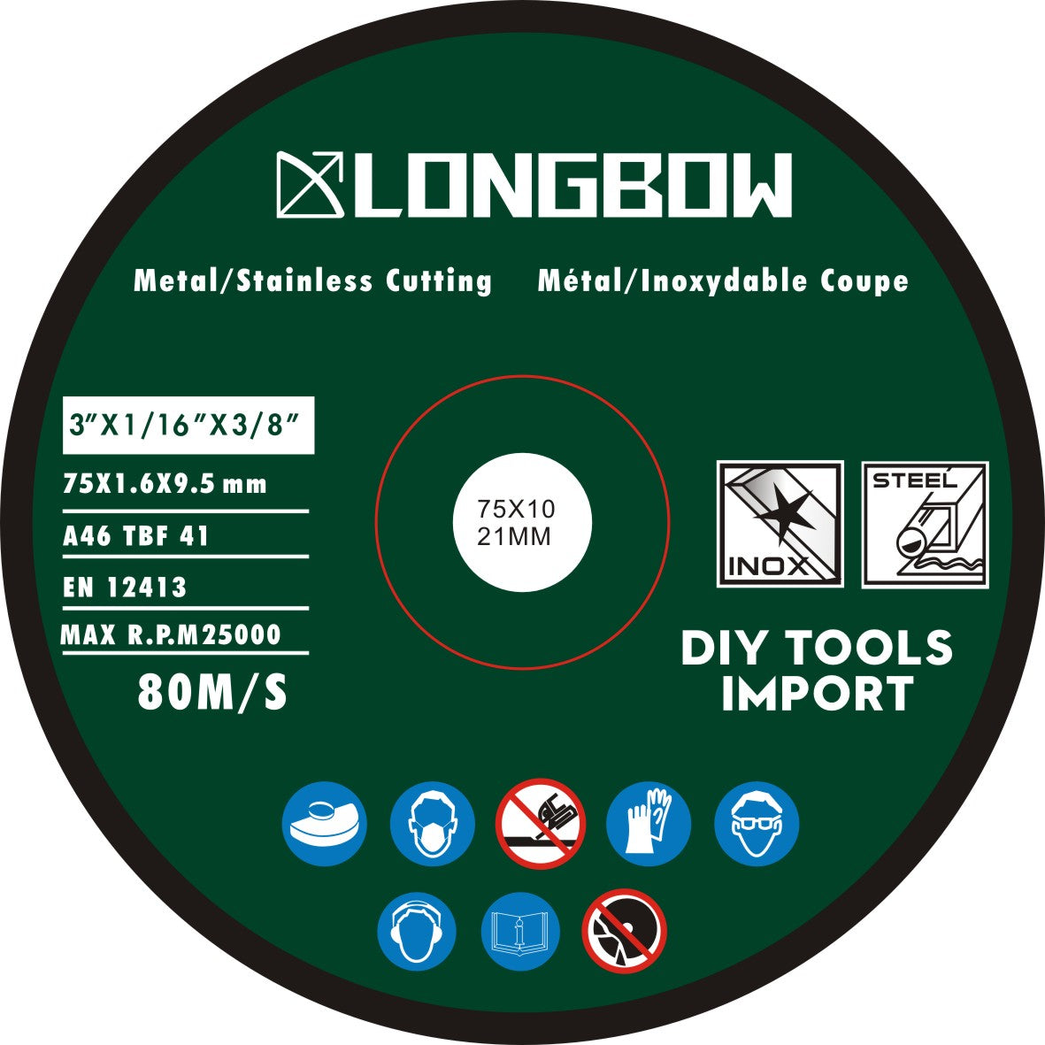 Heavy Duty Cut-Off Wheels 25Pc/pk