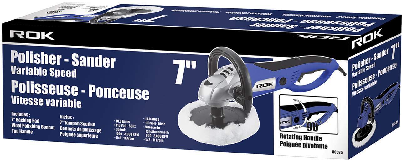 7" Polisher/Sander Variable Speed