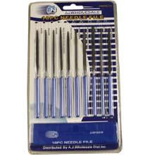 Mini File Dip PVC Handle 10Pc
