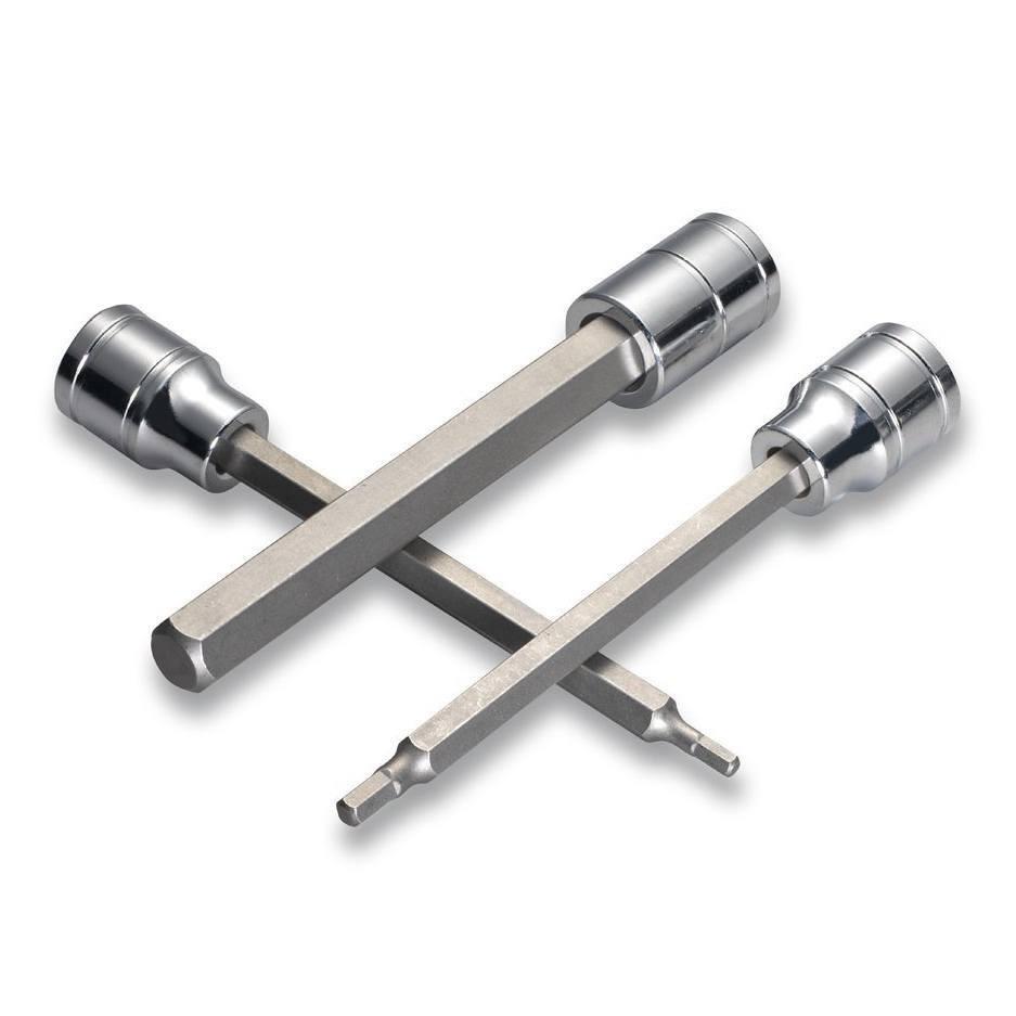 X-Long Hex Socket/Bit Set 3/8" Drive - MM 7 Pc