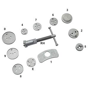 Auto Brake Caliper Wind Back Tools Kits 12 PCs