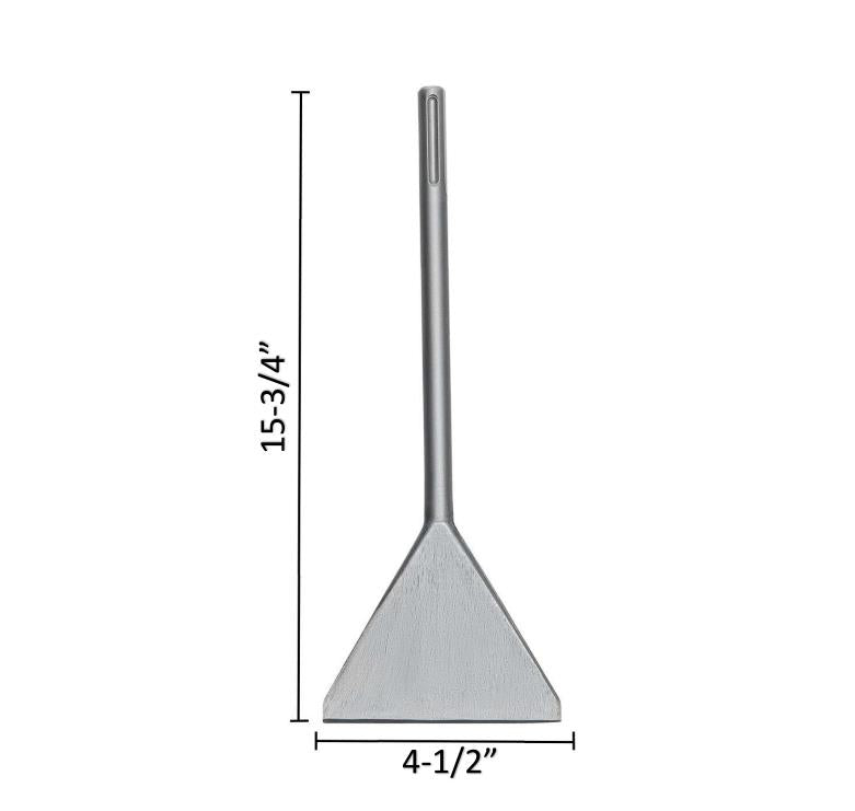 SDS Max Extra Long Flat Chisel/Spade 15-3/4" X 4-1/2"