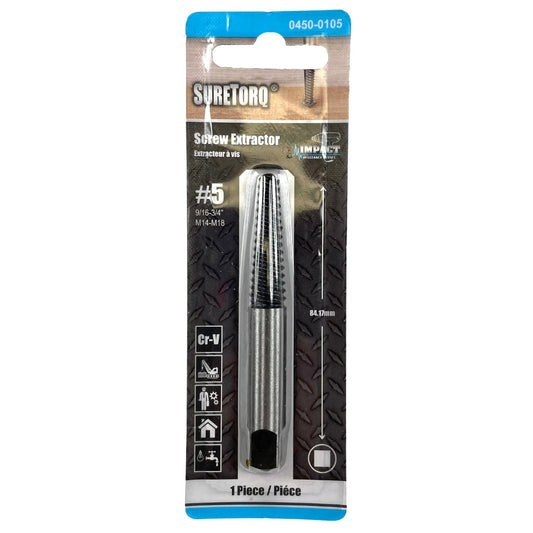 1pc 84.17mm #5 Screw Extractor