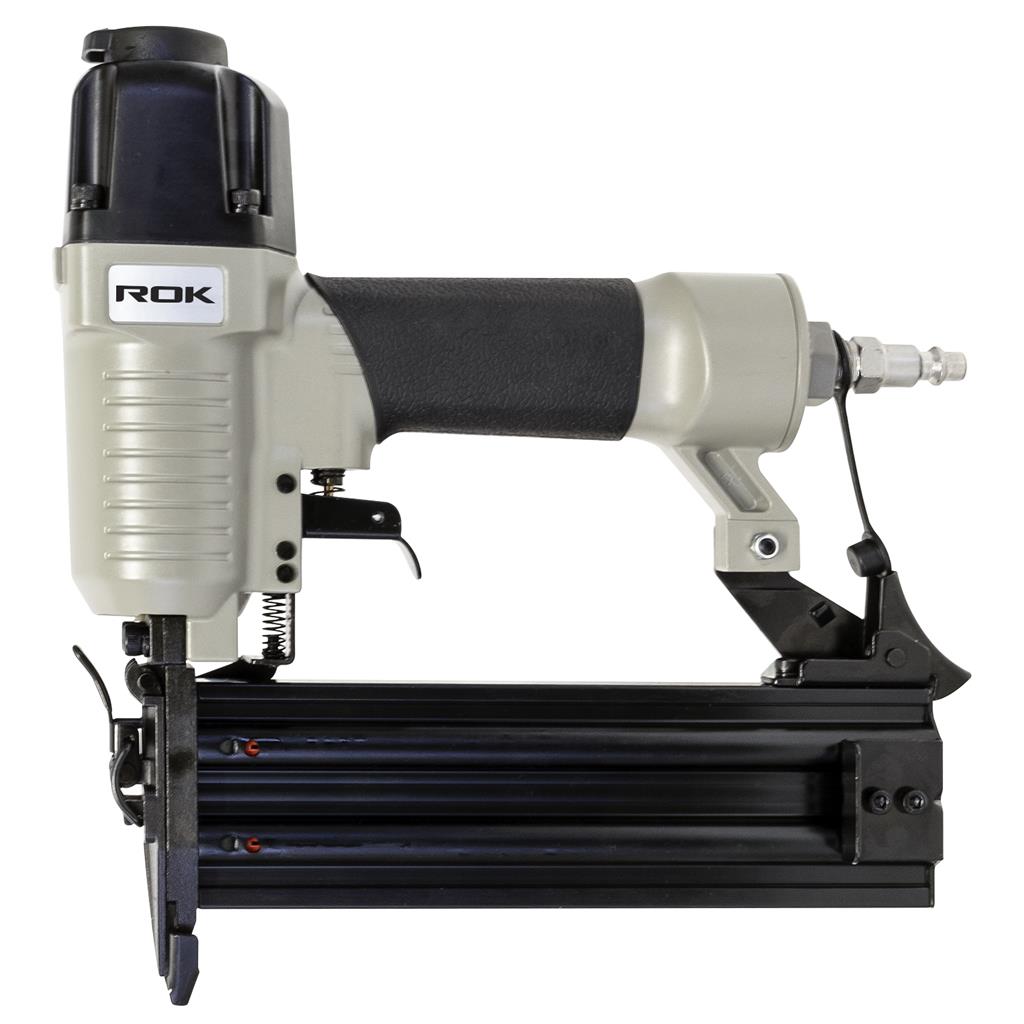 ROK 18ga nail gun on a white background