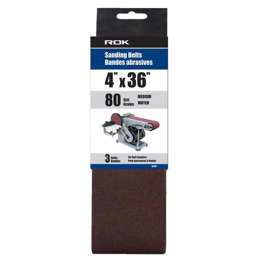 Wood Sanding Belts 4" X 36"