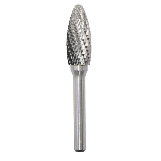 Tungsten Carbide Rotary Burr Bit FLAME SHAPE TYPE