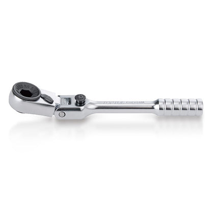 1/4" HEX Locking Flexible Head Mini Reversible Bit Ratchet Handle
