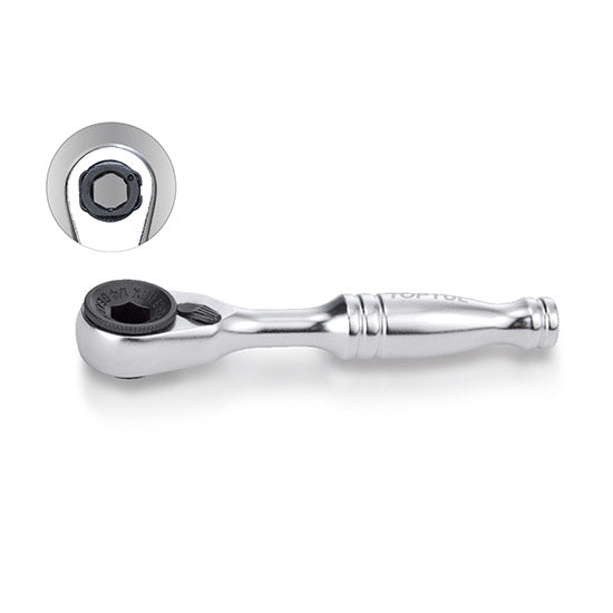 1/4" HEX Mini Reversible Bit Ratchet Handle