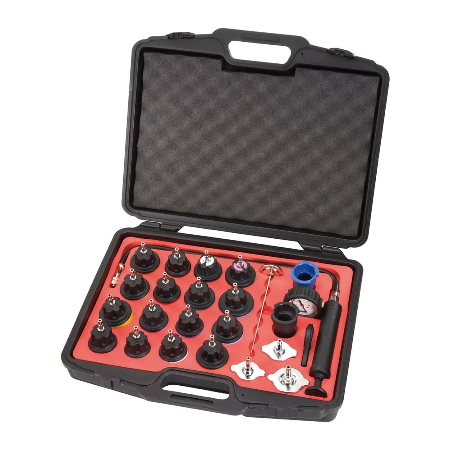 Universal Coolant System Pressure Tester Kit 24pcs
