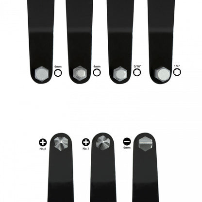 Ultra Low Profile Screwdriver Set 7 Pc