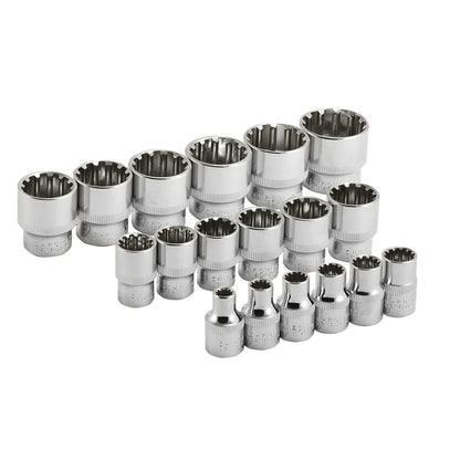 Air Impact Octa-Metric Socket Set Multi-Fit 3/8" Dr - 18Pc