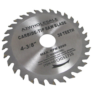 4-3/8" 30T Carbide Saw Blade