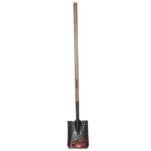 Square Shovel Long Wooden Handle