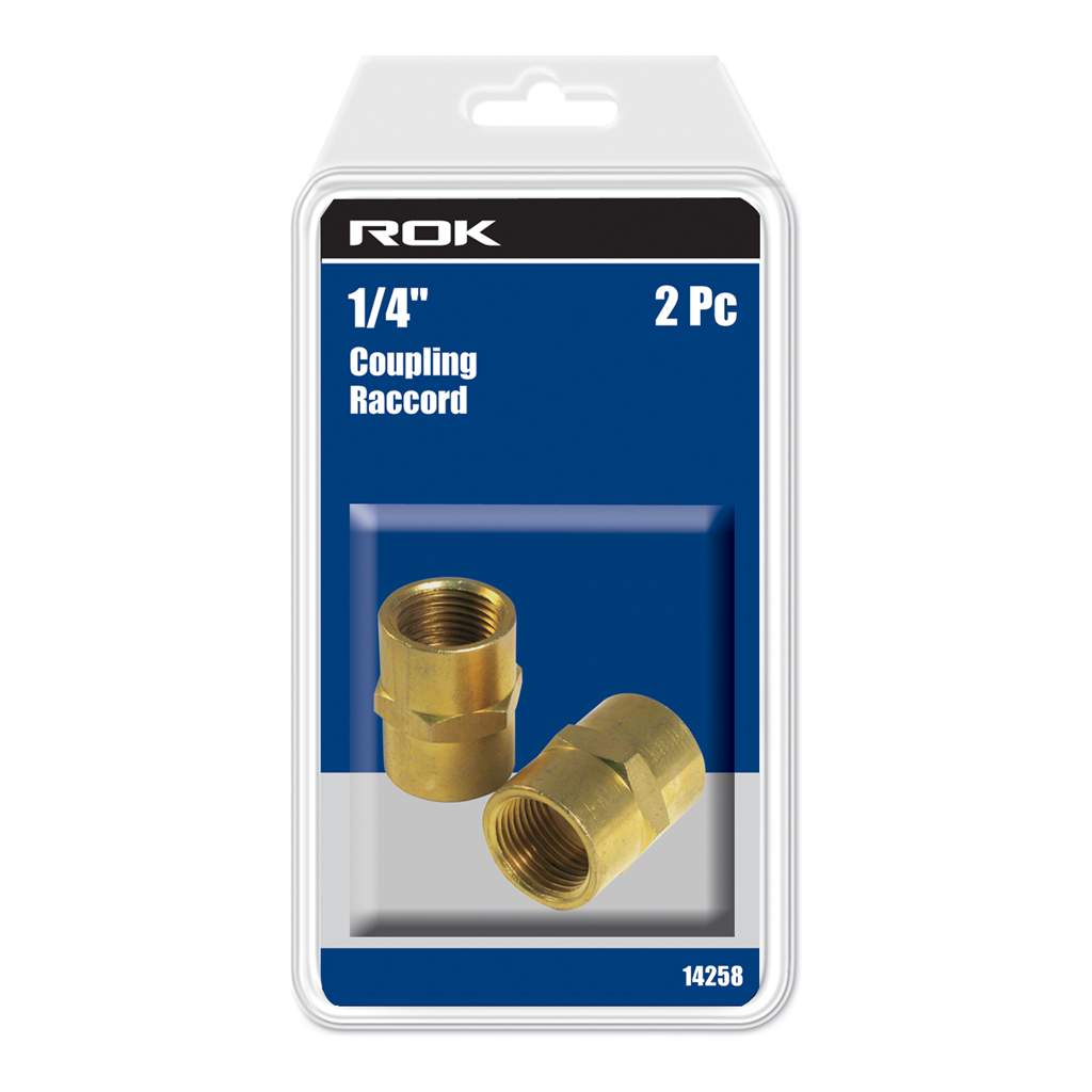 Double End Coupler 1/4" F