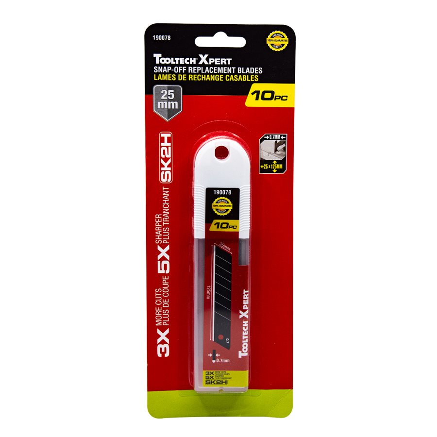 SNAP OFF BLADES 1" (25MM) 10PC