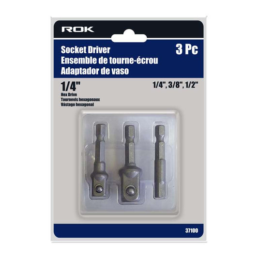 3Pc 2" Power Socket Driver