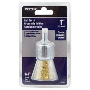 Brass End Brush 1" - Coarse