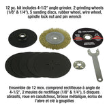 4-1/2" Angle Grinder & Disc Kit