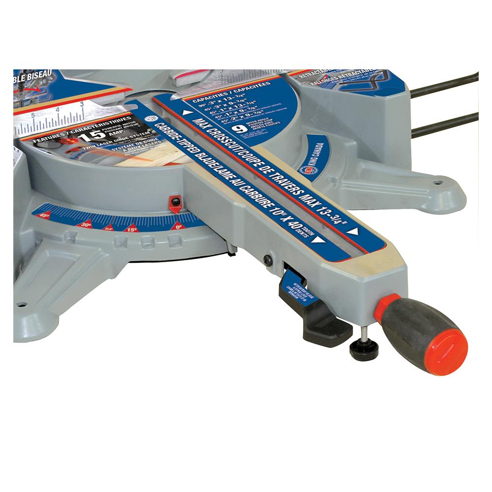 Dual Bevel Sliding Compound Miter Saw With Twin Laser 10"