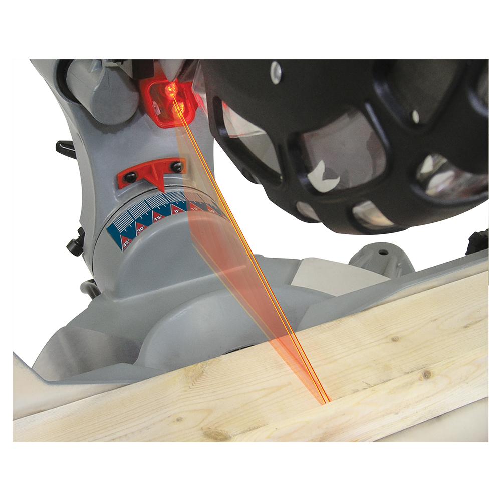 Dual Bevel Sliding Compound Miter Saw With Twin Laser 10"