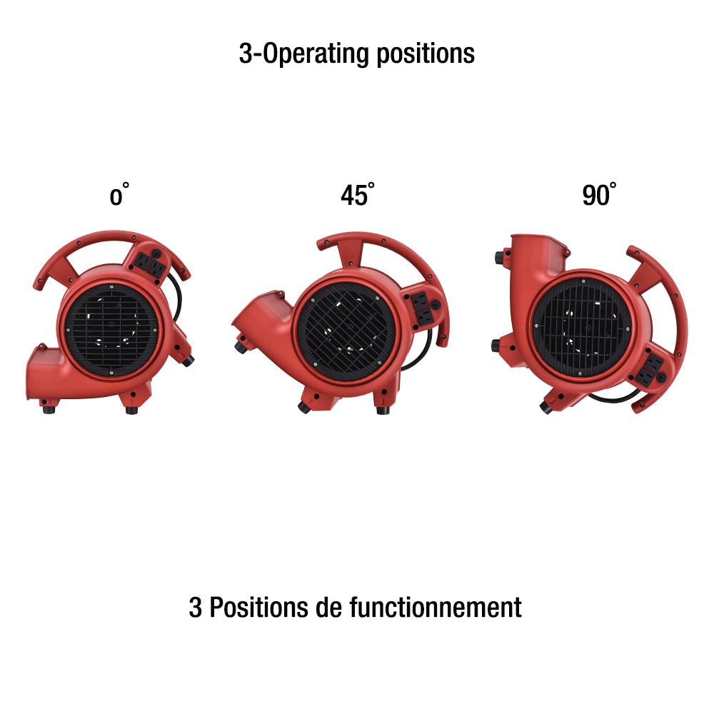 550 CFM HIGH VELOCITY AIR MOVER