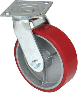 Industrial Swivel Caster 6" HD RED