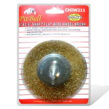 Flat Wire Wheel 4" SHANK 1/4"