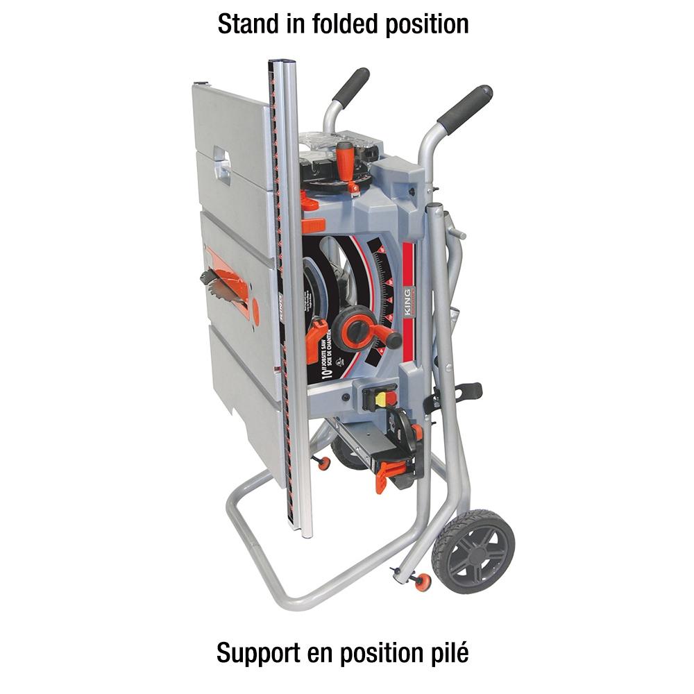 Jobsite Table Saw With Folding Stand 10"