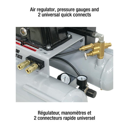 Gas Wheelbarrow Air Compressor 10 Gallon 6.5 Hp(Store Pick Up Only)