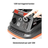 8 Gallon Tool Triggered Wet/Dry Vacuum