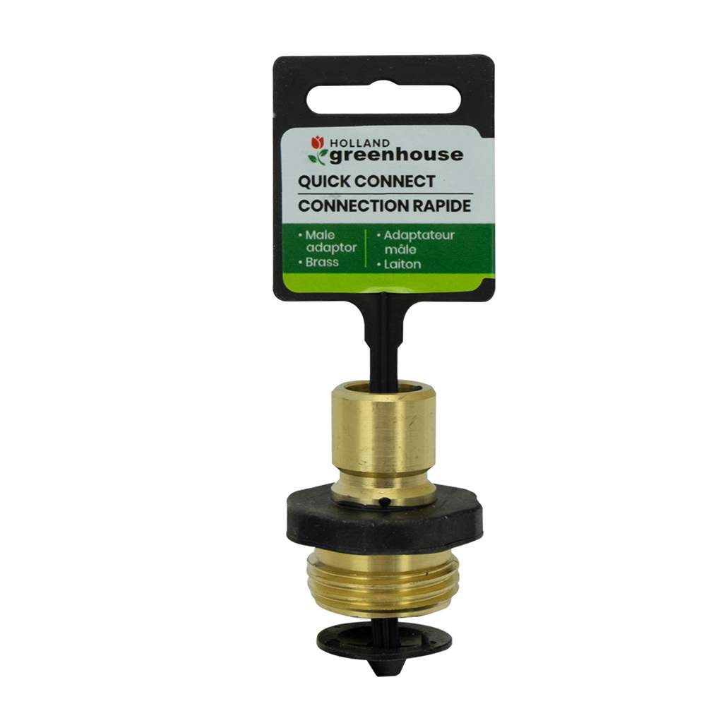 QC Brass Male Adapter