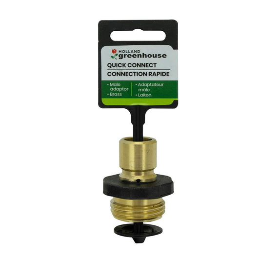QC Brass Male Adapter