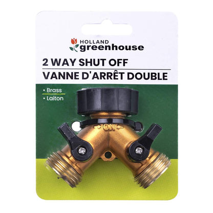 2 Way Shut Off (Brass Y Shut Off)