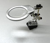 Helping Hand Magnifier With Led Lights 3rd Hand Soldering Stand