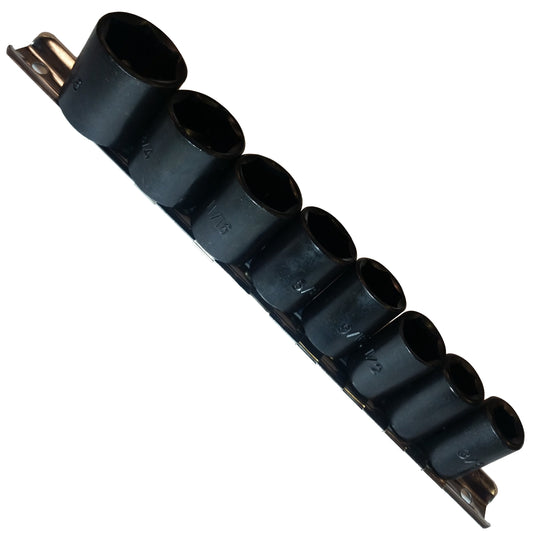 9Pcs 3/8 Shallow Impact SAE