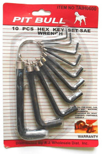 Hex Key SAE 10Pc